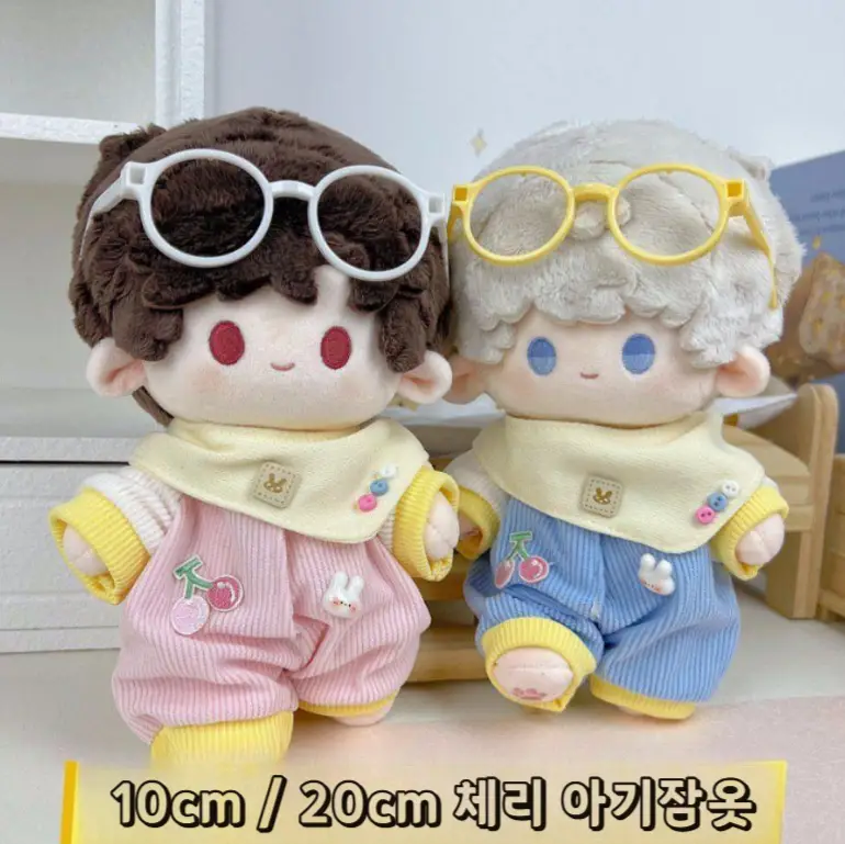 (10cm/20cm 인형옷) 1+1 체리 아기잠옷